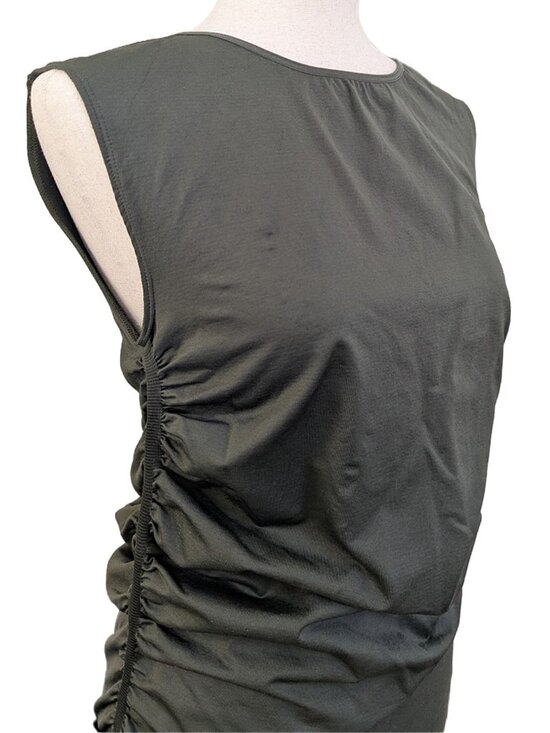 NWOT Blanqi Maternity Olive Tank Dress size L/XL - Picture 4 of 14